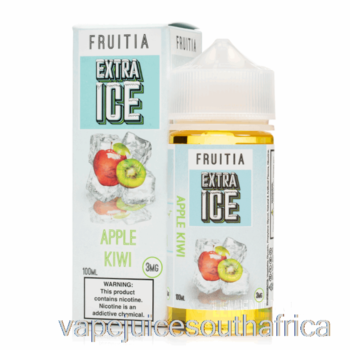 Vape Pods Apple Kiwi - Extra Ice - Fruitia - 100Ml 3Mg